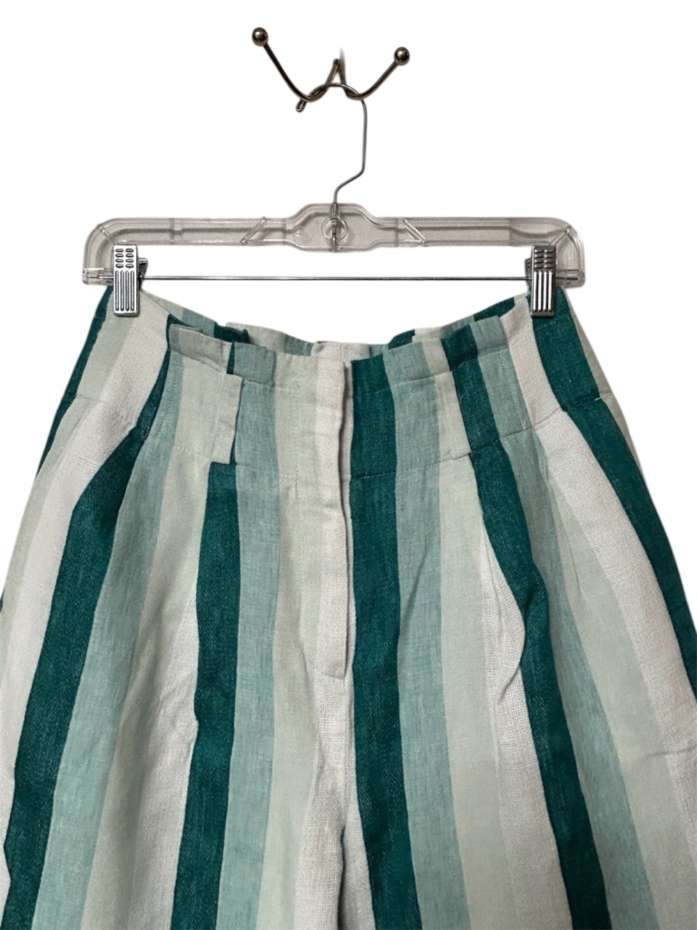 J. Crew linen cabana stripe crop pants - Picture 6 of 9